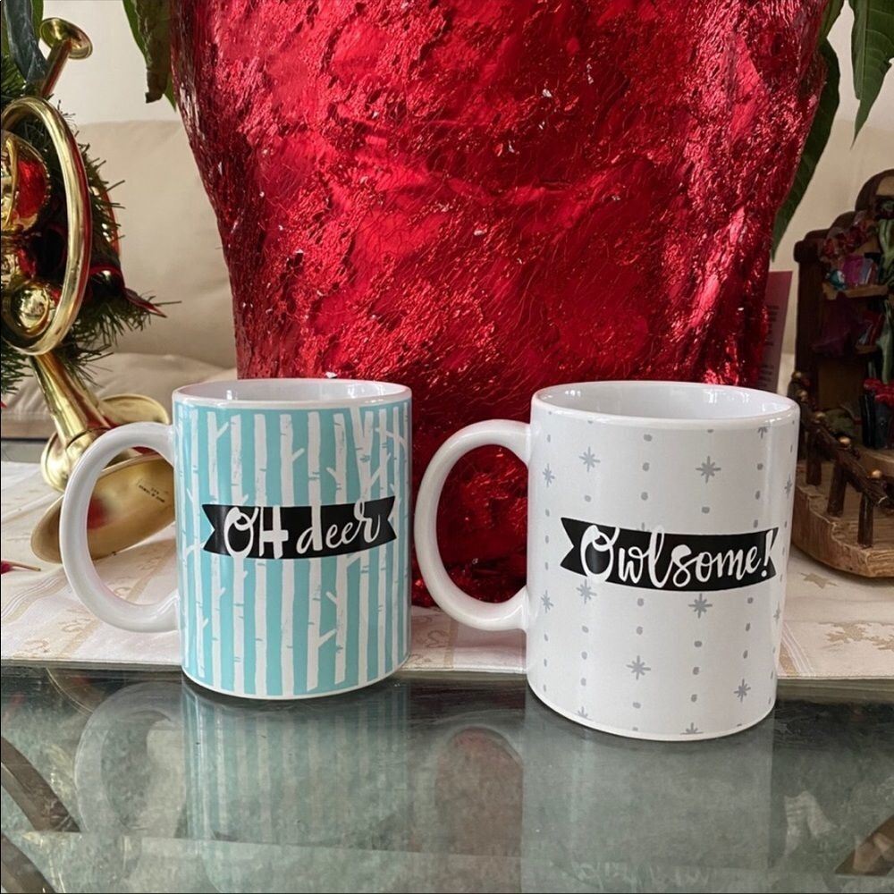 “oh Deer” & “Owlsome” Mug Set